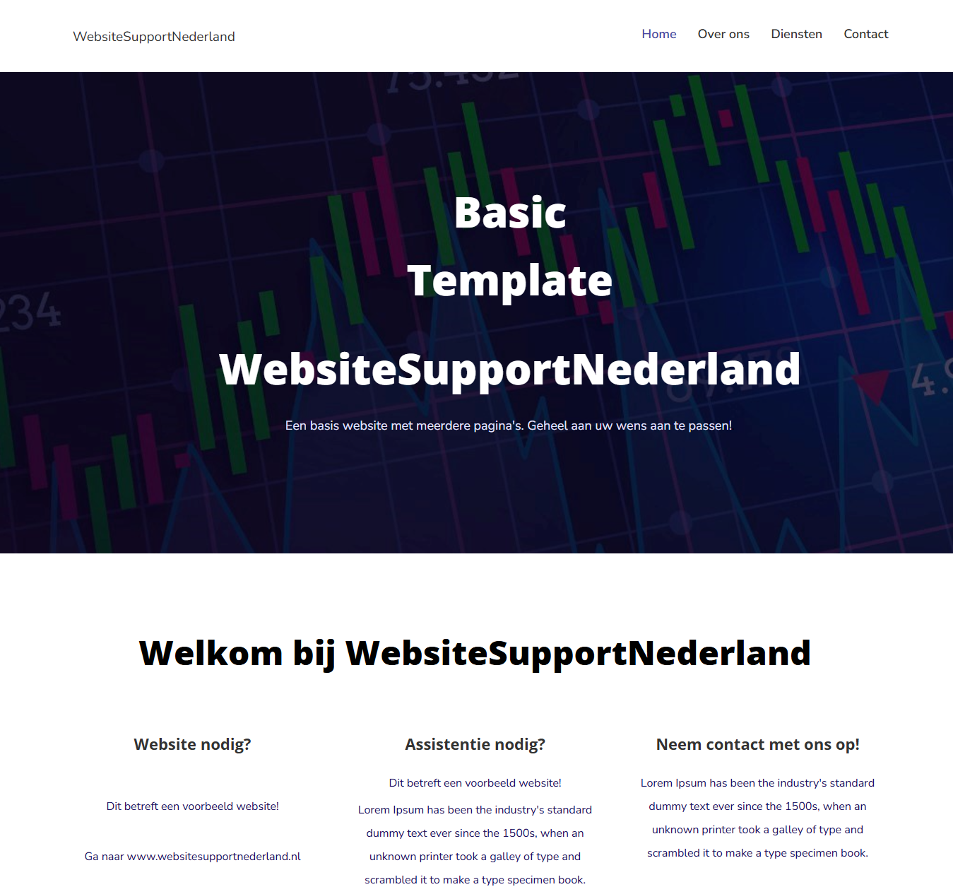 Standaard Template Basic